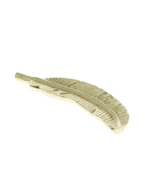 Cast Metal Feathers - Brass