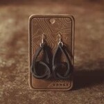 Knot Earrings, Black