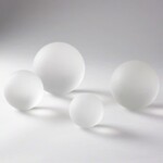 Frosted Crystal Ball, Large, 5"