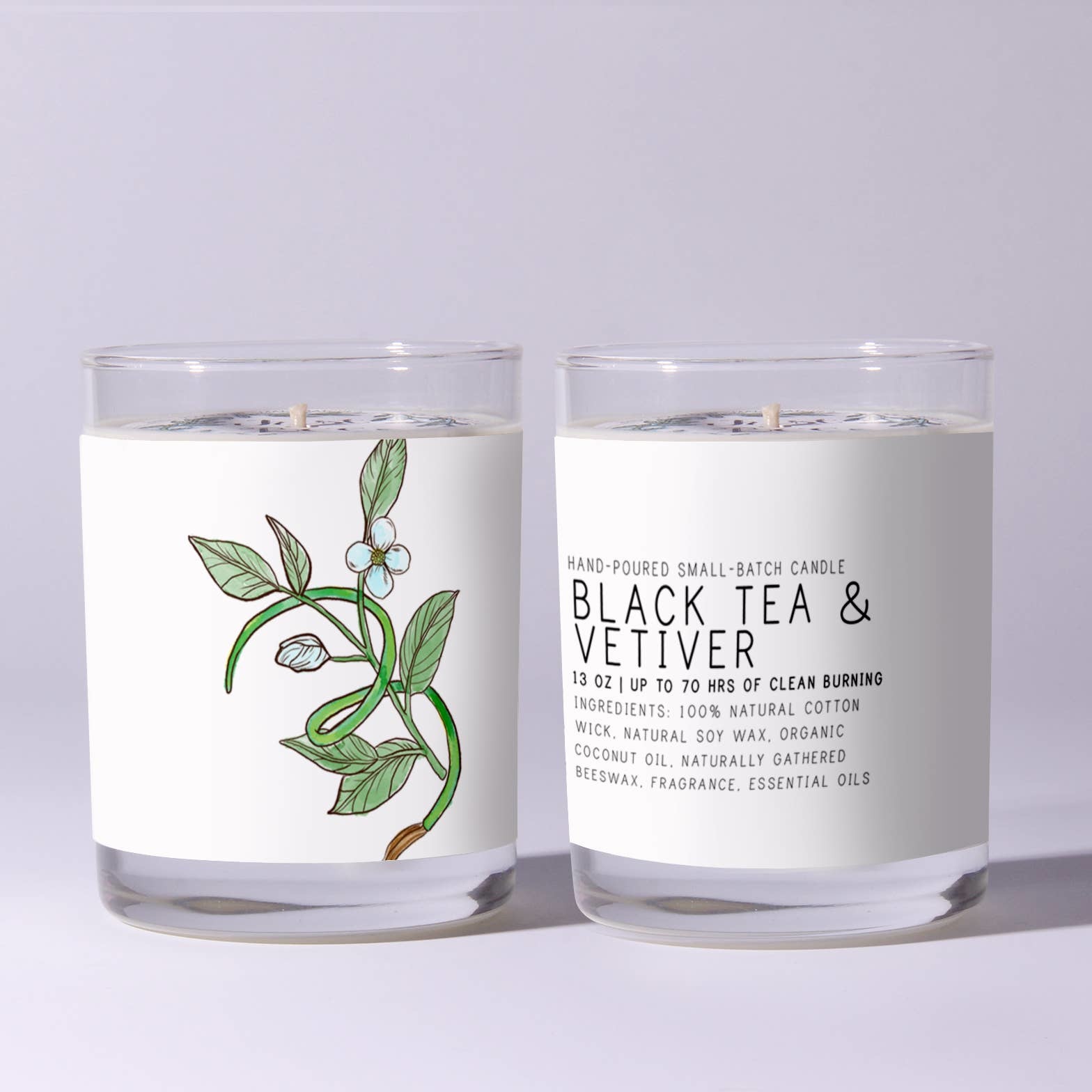 Just Bee Black Tea Vetiver - 7 oz