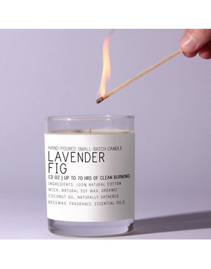 Just Bee Lavender Fig Candle - 7 oz