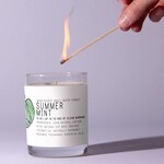 Just Bee Summer Mint Candle, 13 oz