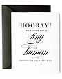 Tiny Human and Lady Bits New Baby Card