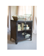 Metal Cabinet w/ Two Glass Doors, 25x17x30  Furniture Available for Local Delivery or Pick Up