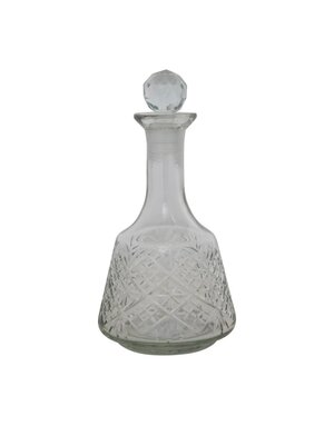 Etched Glass Decanter, 20 oz.
