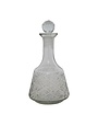 Etched Glass Decanter, 20 oz.