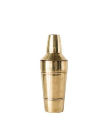 Stainless Steel Cocktail Shaker, Gold