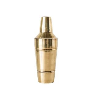 Stainless Steel Cocktail Shaker, Gold