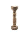 Chunky Wood Candlestick, Large