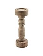 Chunky Wood Candlestick, Medium