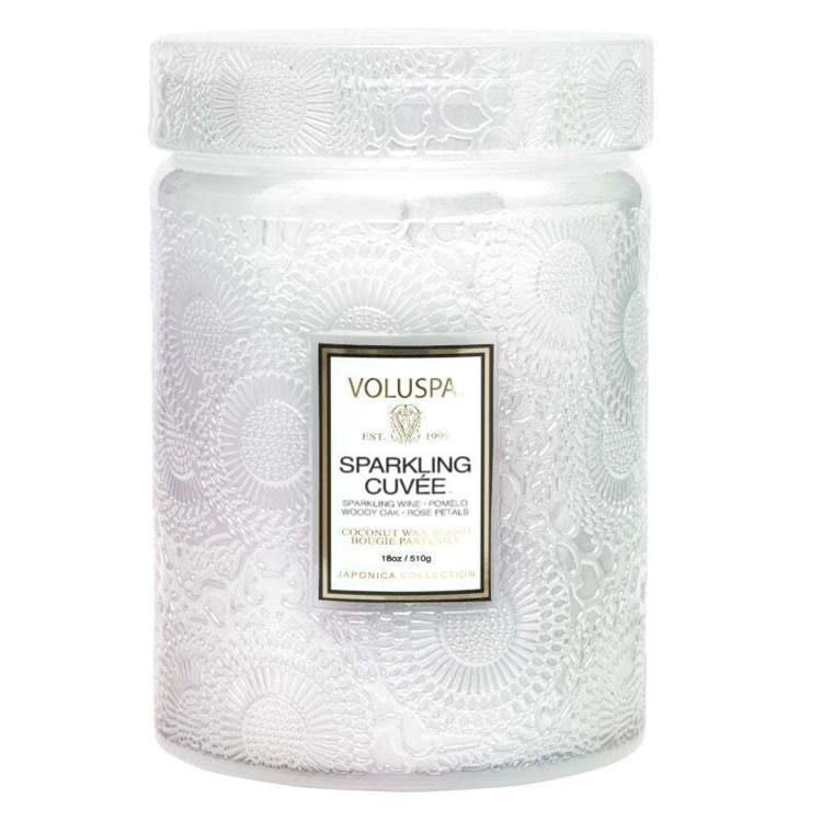Voluspa Sparkling Cuvee Large Jar Candle, 18 oz