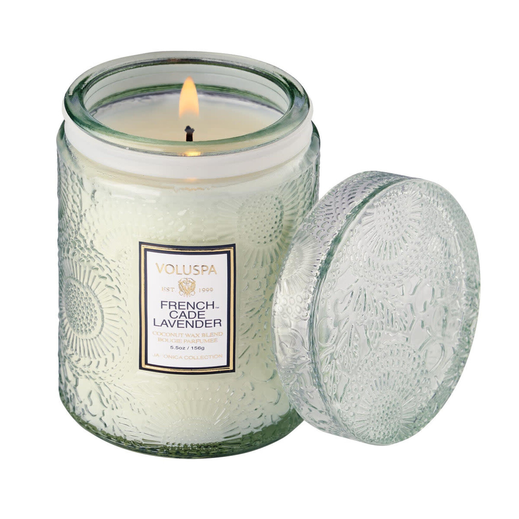 Voluspa French Cade Small Jar Candle, 5.5 oz