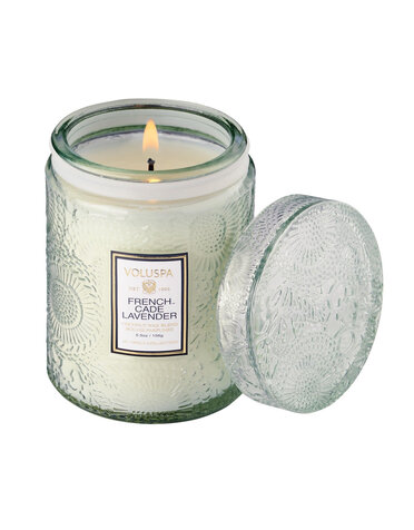 Voluspa French Cade Small Jar Candle, 5.5 oz