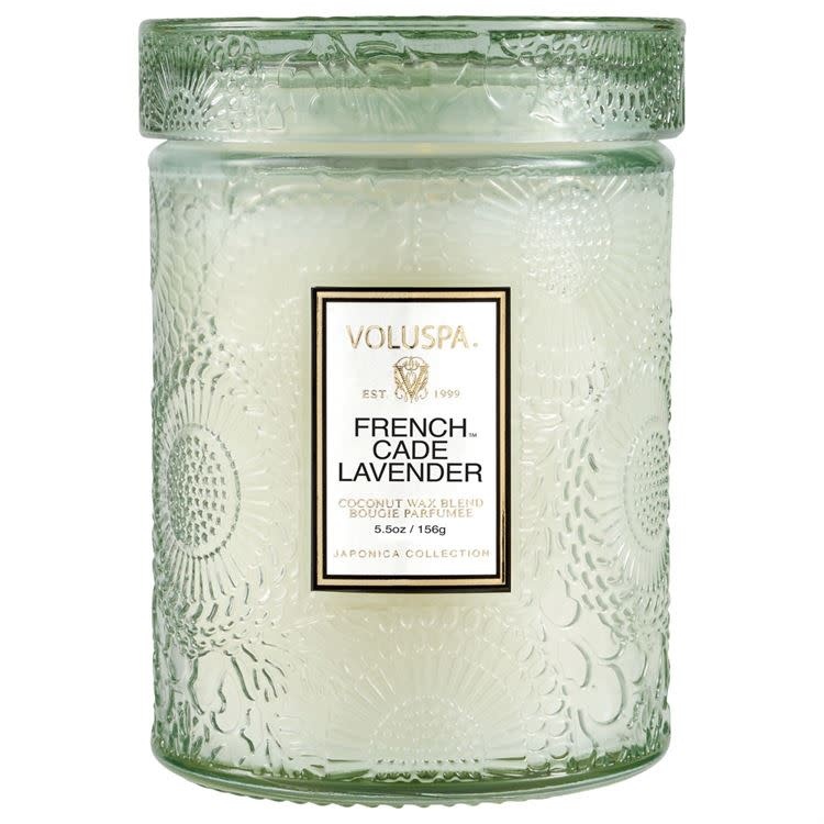 Voluspa French Cade Small Jar Candle, 5.5 oz