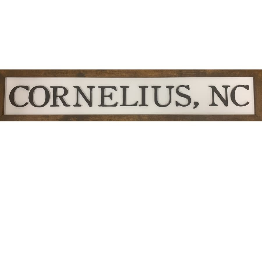 Custom Wood Sign, Cornelius
