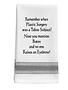Remember when Plastic Surgery was a taboo... Tea Towel