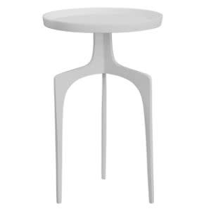 Kenna Table, White 16 x 25 x 16 Furniture Available for Local Delivery or Pick Up