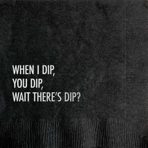 Dip Cocktail Napkin