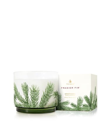 Thymes Small Pine Needle Luminary, Frasier Fir, 7.5 oz