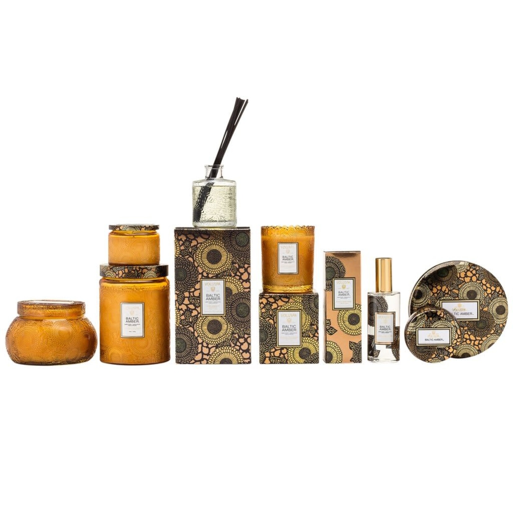Voluspa Baltic Amber Reed Diffuser, 3.4 fl oz