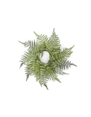 Real Touch Ostrich Fern Candle Ring