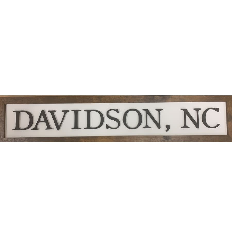 Custom Wood Sign, Davidson