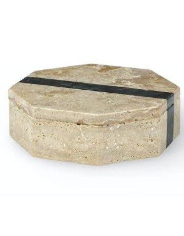 Griffith Travertine Box Hex