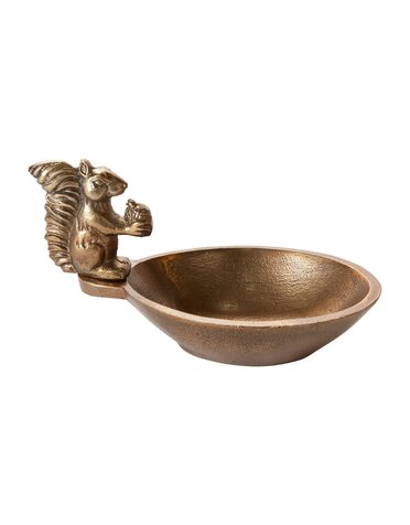 Brass Walnut Bowl, 7.25 in.