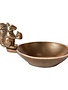Brass Walnut Bowl, 7.25 in.