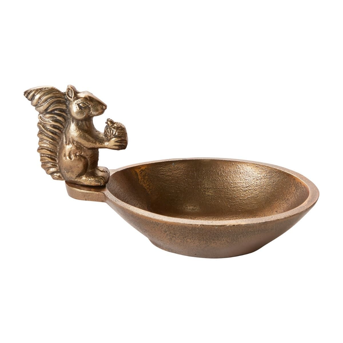 Brass Walnut Bowl, 7.25 in.