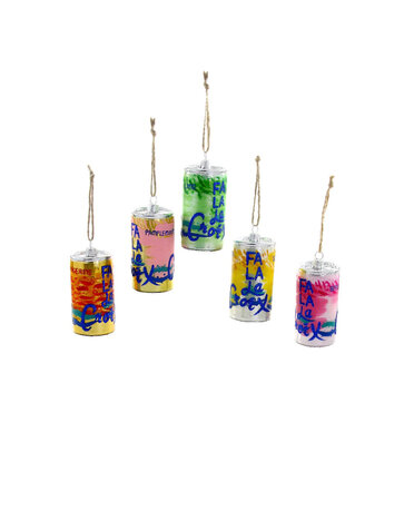 Assorted Fa La La Croix Ornament, Priced Individually