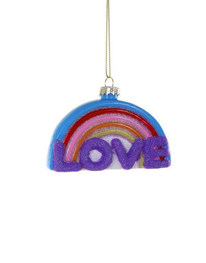 Rainbow Love Ornament