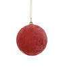 Crushed Velvet Ball Ornament, Rose