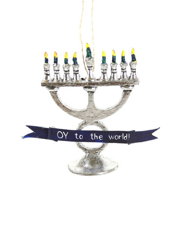 Oy to the World Ornament