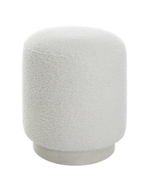 Avila Ottoman, White, Available for local pick up