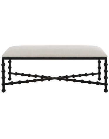 Iron Drops Bench, 48 x 20 x 16 Furniture Available for Local Delivery and Pick Up