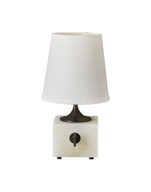 Blockhead Mini Lamp, Bronze, 6x6