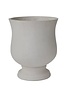Concrete Urn White 16.5"x 19.75" Available For Local Pick Up