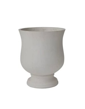 Concrete Urn White 23.5"x 28.25" Available For Local Pick Up