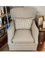 Sherrill - Turbo Linen Custom Made in NC, Swivel Chair, 39 x 41 x 24 Furniture Available for Local Delivery or Pick Up