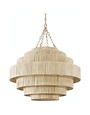 Everly Pendant-Natural,  30"x 22"+ 12" Connecting Chains, Available for local pick up