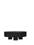 Bink Wood Black Pedestal, Medium, 7.85"