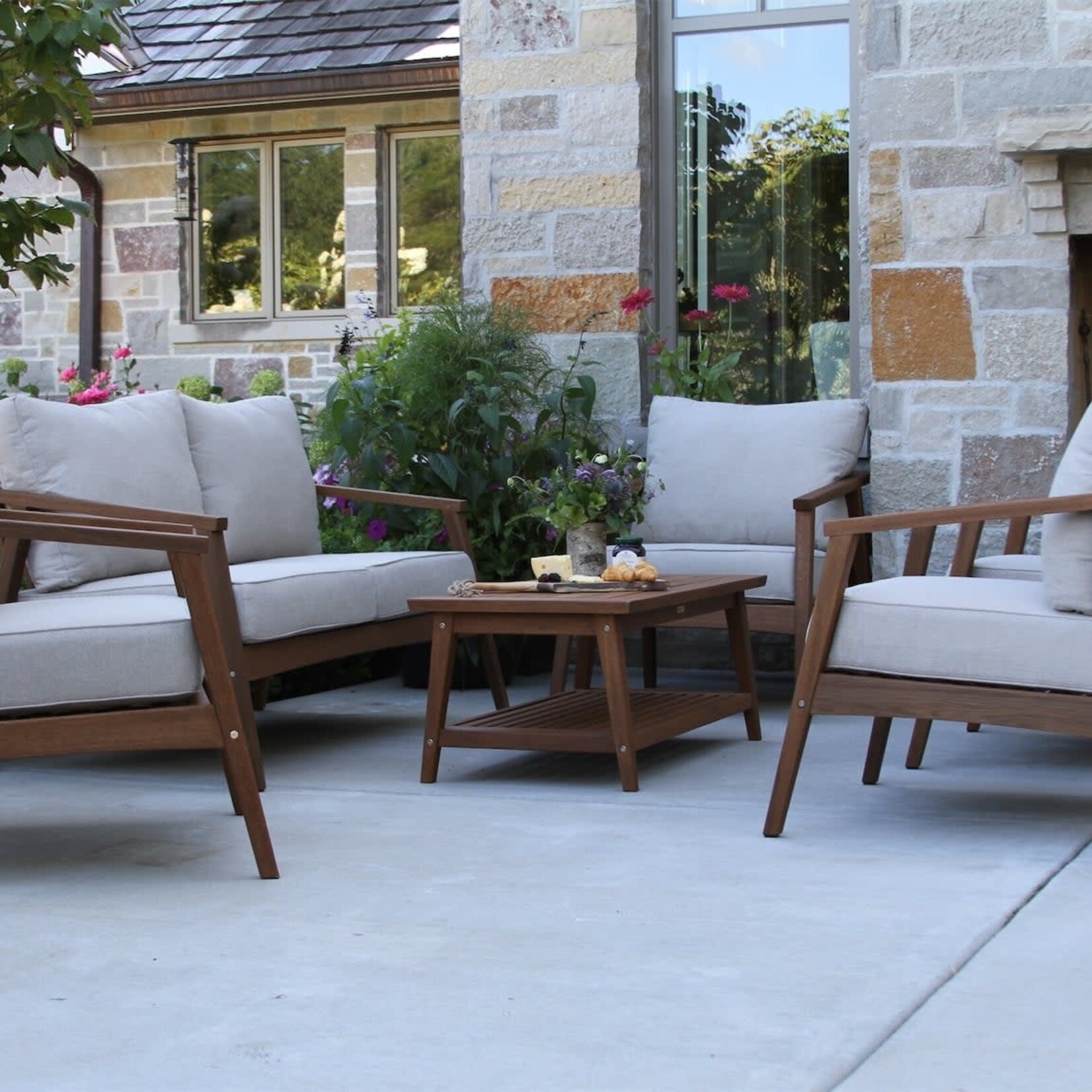 Eucalyptus Modern Seating Group, Set of 4