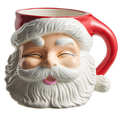 Red Santa Container, 7.5"