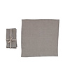 Stonewashed Square Linen Napkin Set, Natural, 18 in.