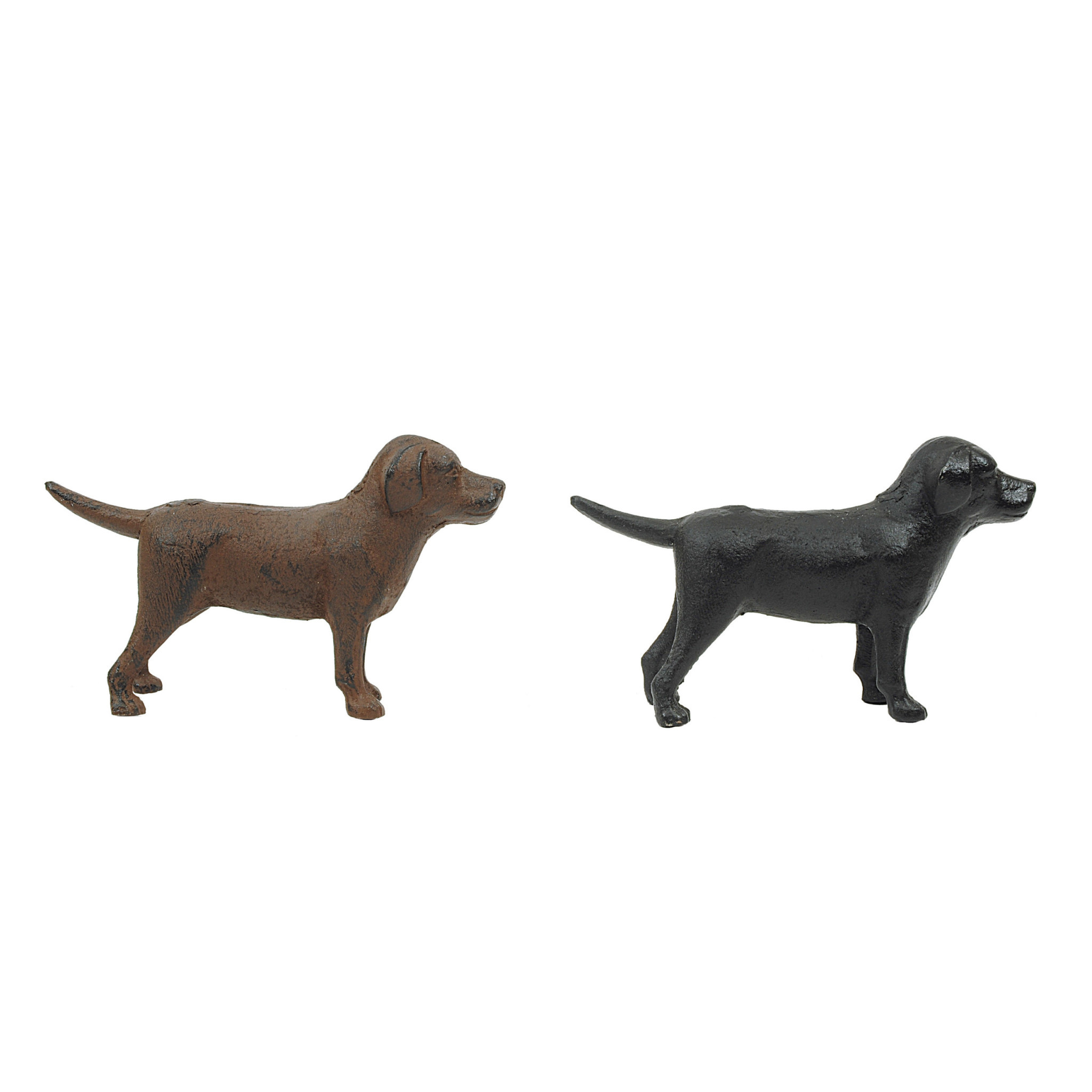 Cast Iron Chocolate Lab, 8"