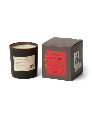 Library Boxed Candle, Charles Dickens, 6 oz