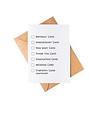 Checklist Greeting Card