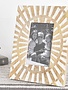 Carved Wood Photo Frame, 4x6"