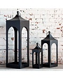 Black Aluminum Lantern, 36" Available for local pick up